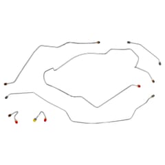 (1968-69) Brake Line Set - Front 2wd - Power Drum Brakes